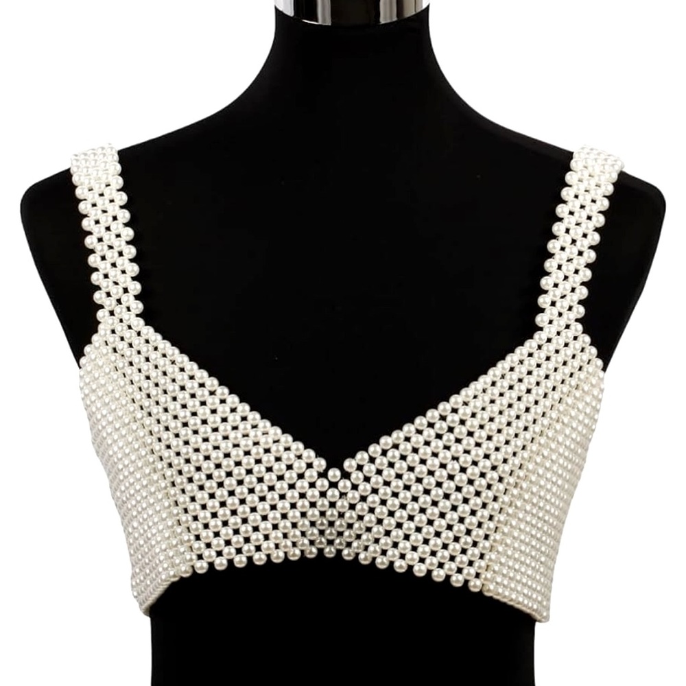 Pearl Bodychain Top